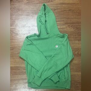 green Champion hoodie